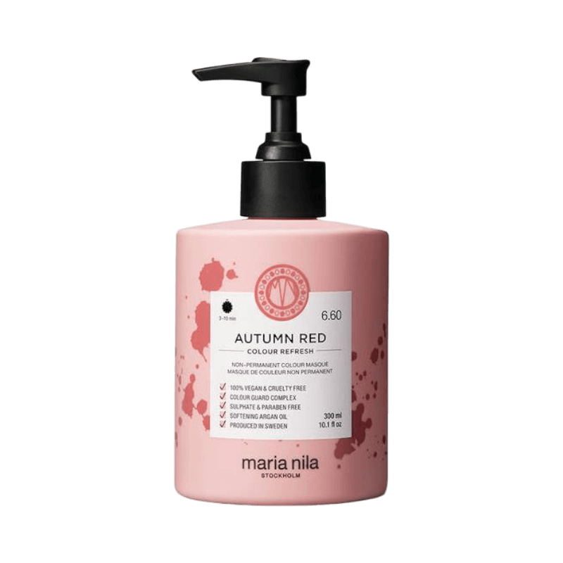 Maria Nila Colour Refresh 6.60 Autumn Red hårinpackning som fräschar upp rött hår.