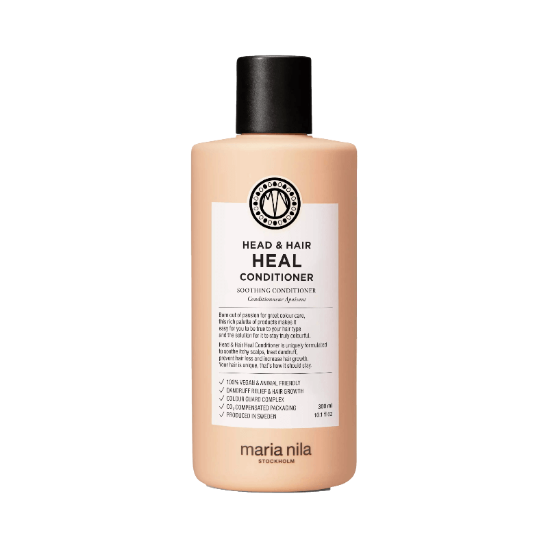 Maria Nila Head & Hair Heal balsam som lugnar hårbotten och stimulerar hårväxt.