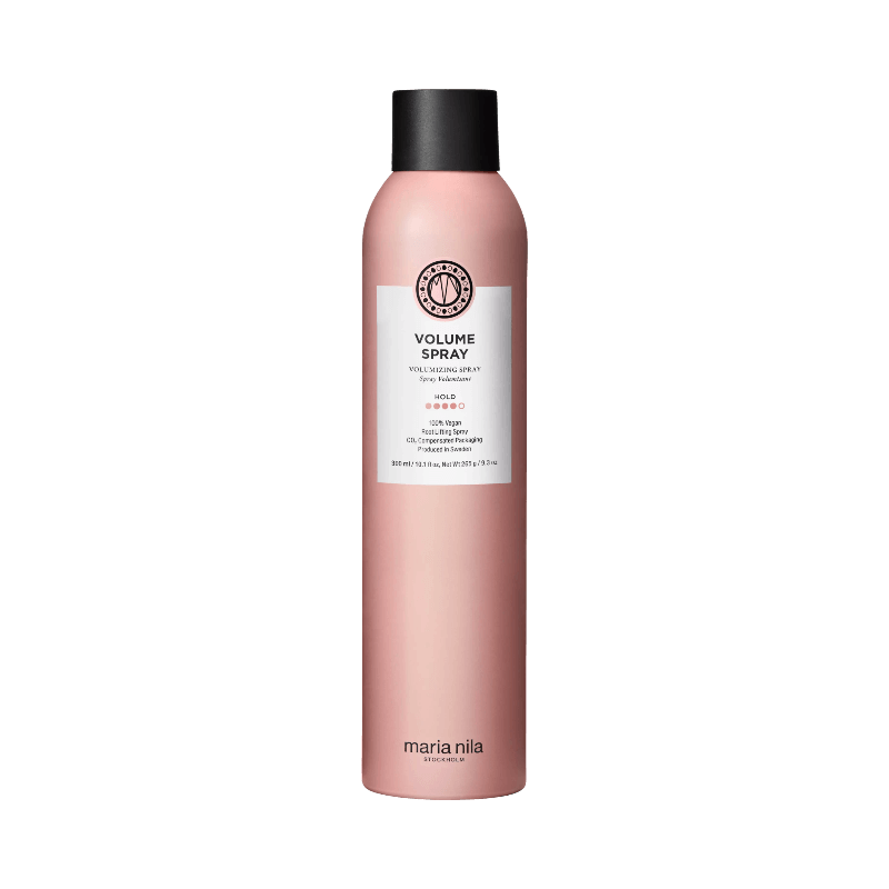 Maria Nila Volume Spray som ger naturlig volym och medium stadga, vegansk och färgbevarande.