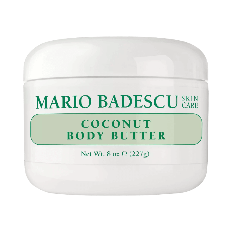 Mario Badescu Coconut Body Butter i vit burk, återfuktande kroppssmör med kokos