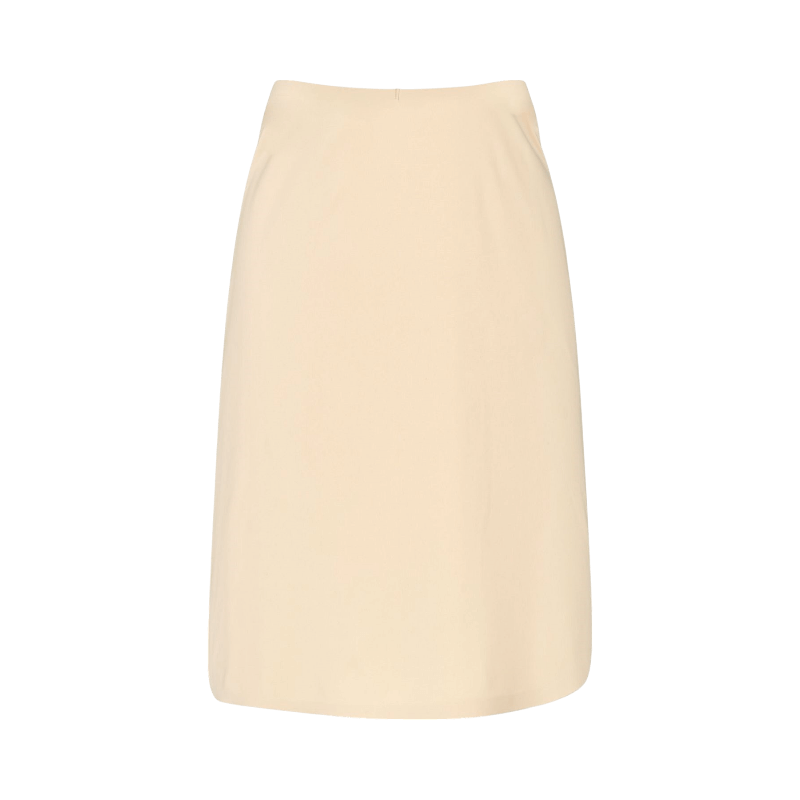 Beige sömlös underkjol från Missya med följsam passform, idealisk under tajta plagg för en osynlig look.