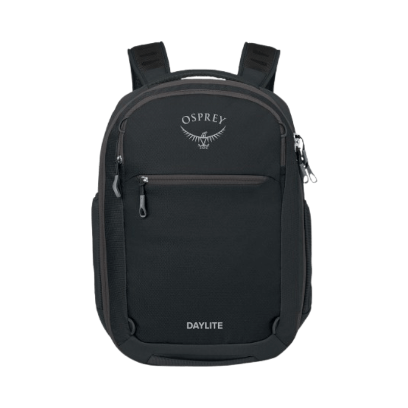 Osprey Daylite svart resryggsäck med expanderbar volym och flera dragkedjefack