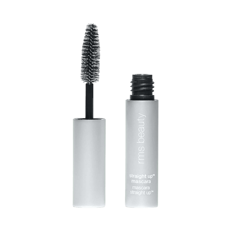 RMS Beauty Straight Up Mascara i resestorlek ger volym med peptider och en klassisk borste.