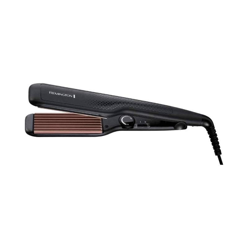 Remington krustång med keramiska vågplattor och temperaturkontroll för styling