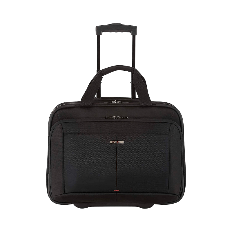 Smidig kabinväska från Samsonite med hjul och datorfack – idealisk för affärsresor.
