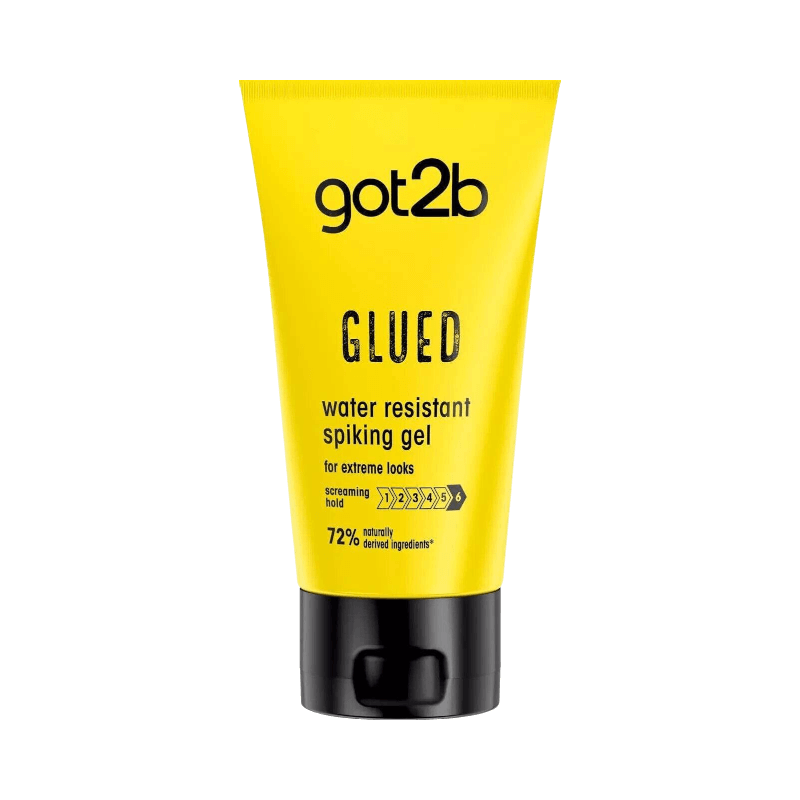 Got2b Glued spiking gel med extrem stadga för spikraka frisyrer som håller hela dagen.