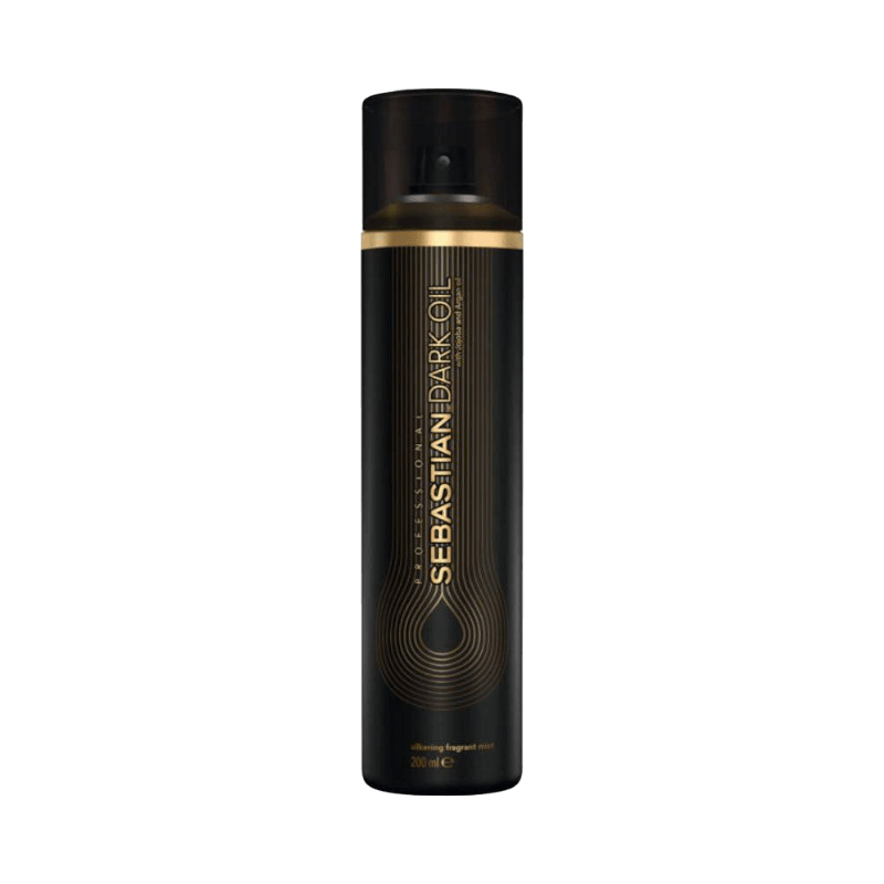 Sebastian Dark Oil Fragrance Mist 200 ml som ger glans, mjukhet och en lyxig doft till håret.