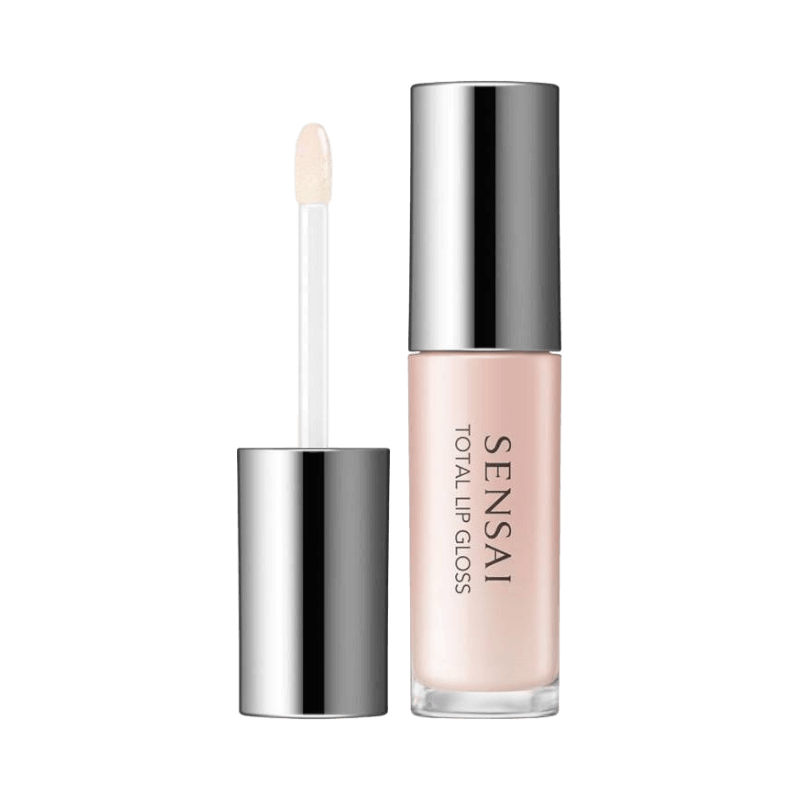 Sensai Total Lip Gloss i neutral ljusrosa ton som ger glans och återfuktning