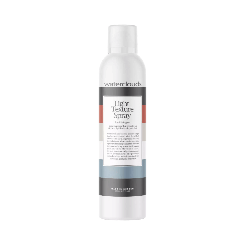 Waterclouds texturspray för lätt stadga och luftig textur i både kort och långt hår.