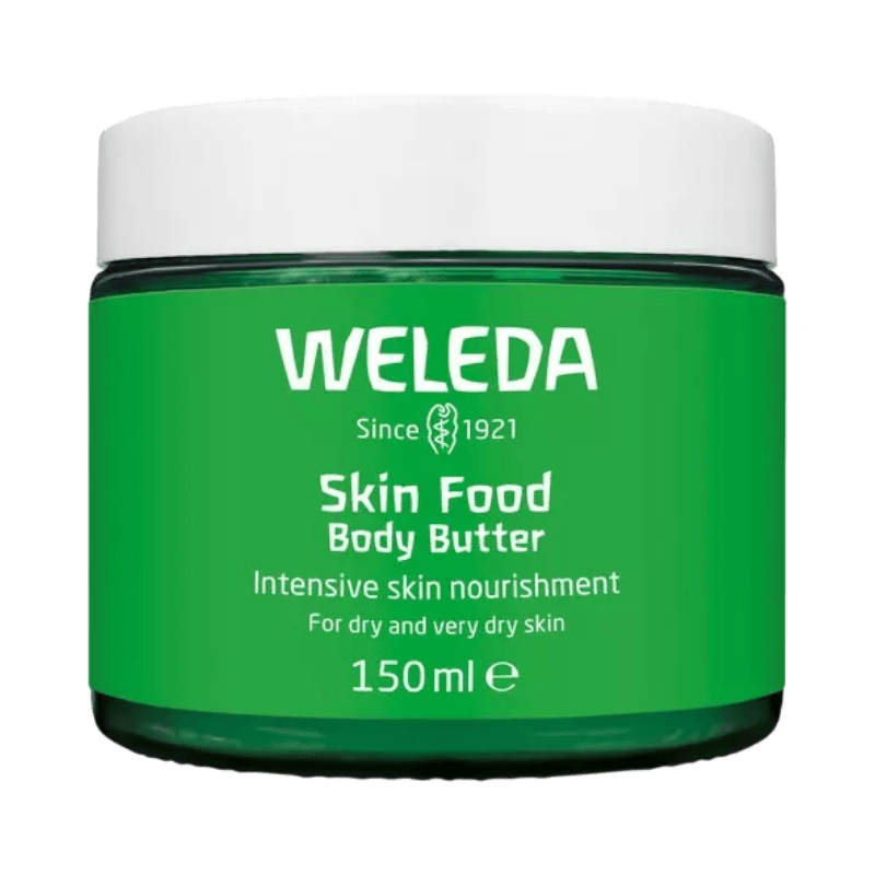 Weleda Skin Food Body Butter i grön burk för intensiv näring till torr hud