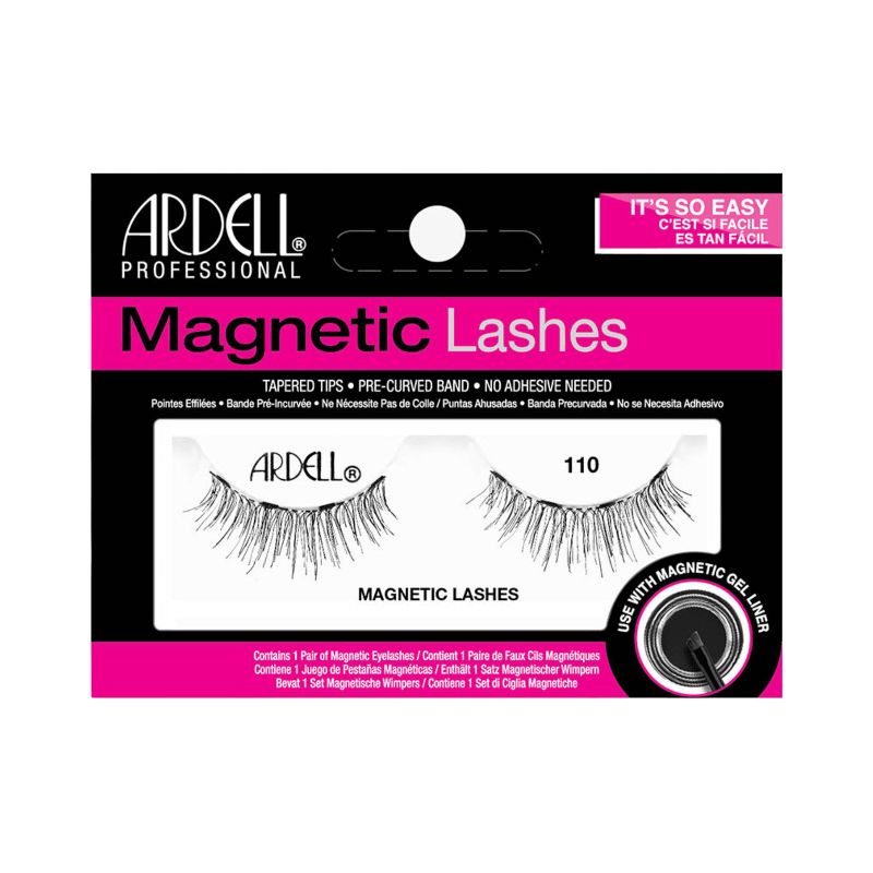 Ardell Magnetic Lashes 110 med förkurvad remsa som fästs utan lim med magnetisk eyeliner.
