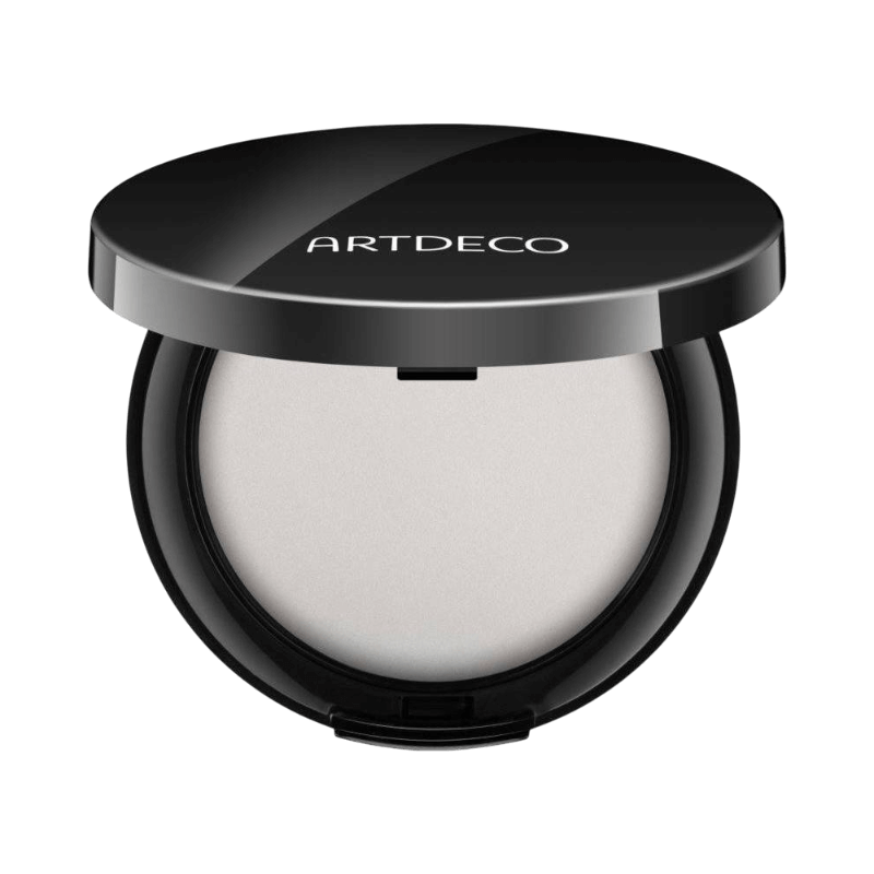 Artdeco färglöst puder i kompaktform för fixering och mattande effekt.