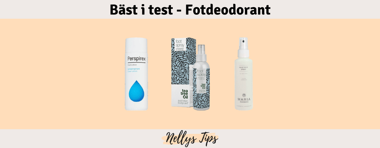 Fotdeodorant Bäst i test