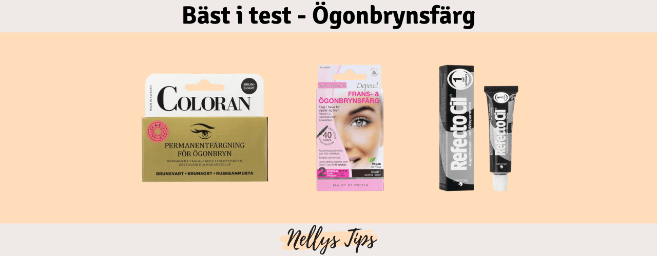 Ögonbrynsfärg Bäst i test
