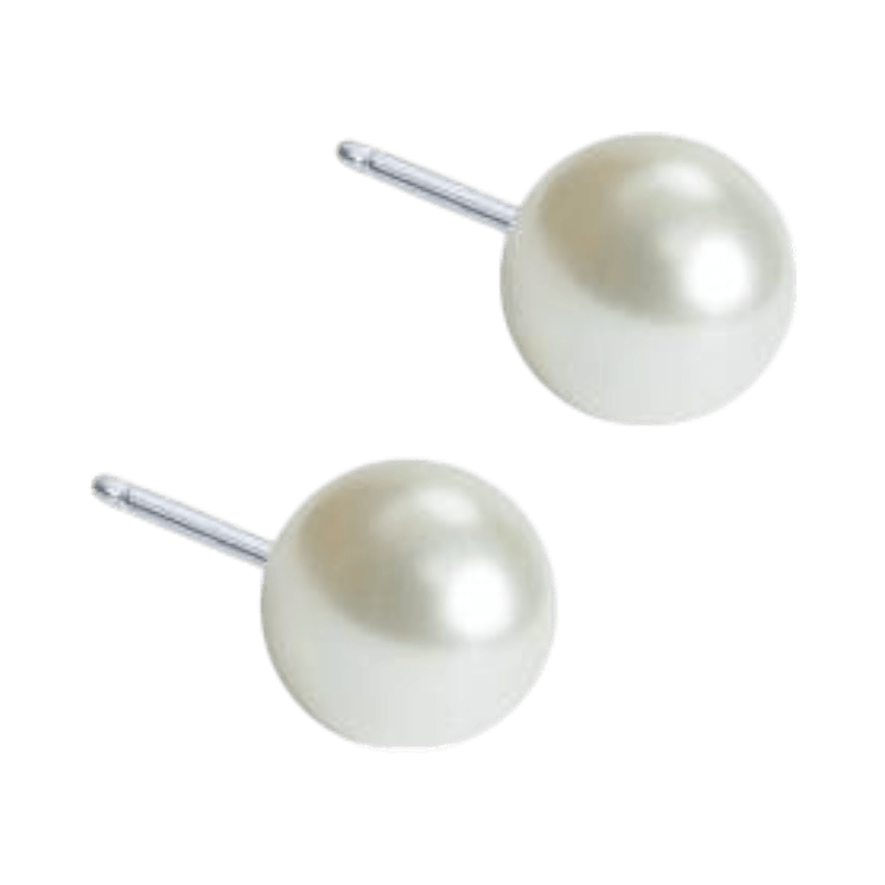 Hudvänliga pärlörhängen i klassisk och elegant design för känsliga öron.