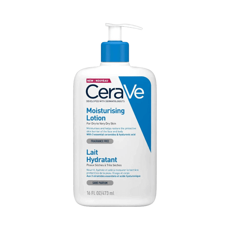 CeraVe Moisturising Lotion för torr till mycket torr hud med ceramider och hyaluronsyra.