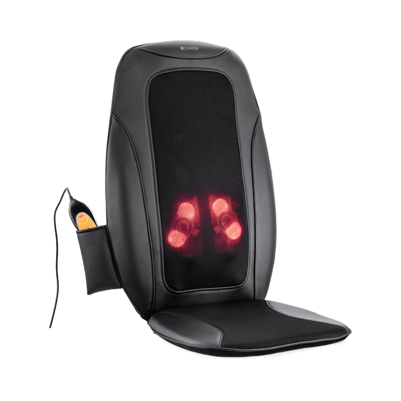 Champion CHMD210 massagedyna med värmefunktion och handkontroll för ryggmassage.