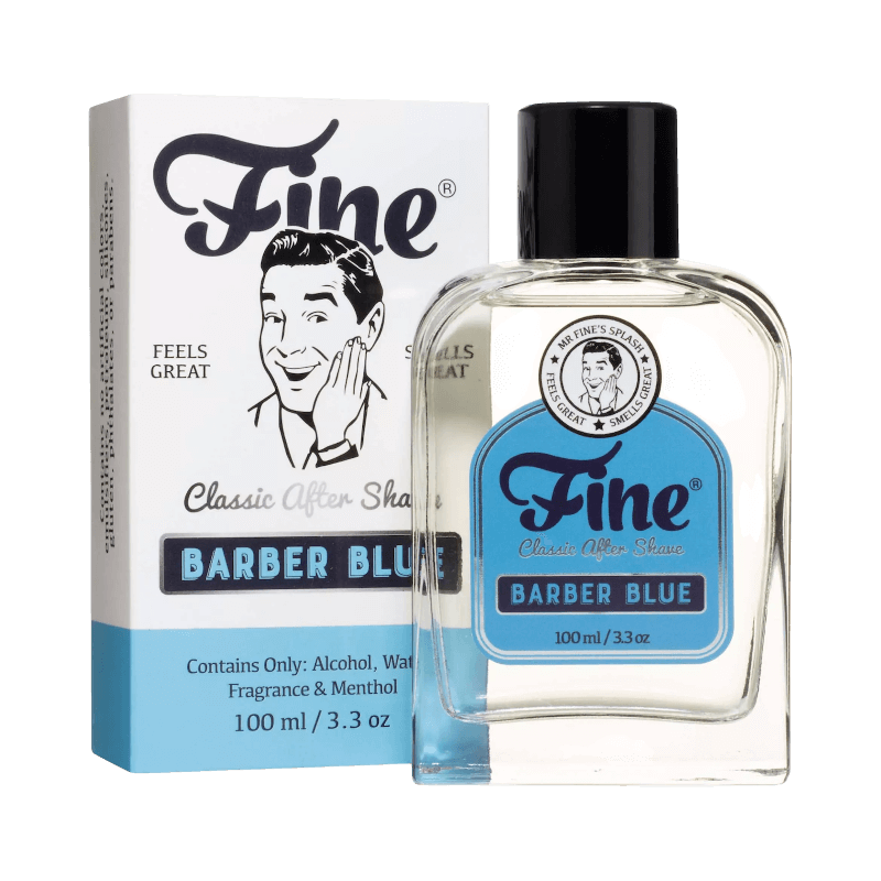 Fine Accoutrements Barber Blue after shave 100 ml klassisk barbershop-doft