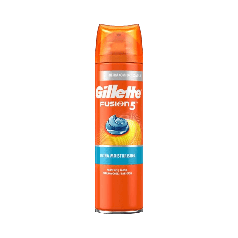 Gillette Fusion5 Ultra Moisturizing rakgel 200 ml för återfuktande rakning