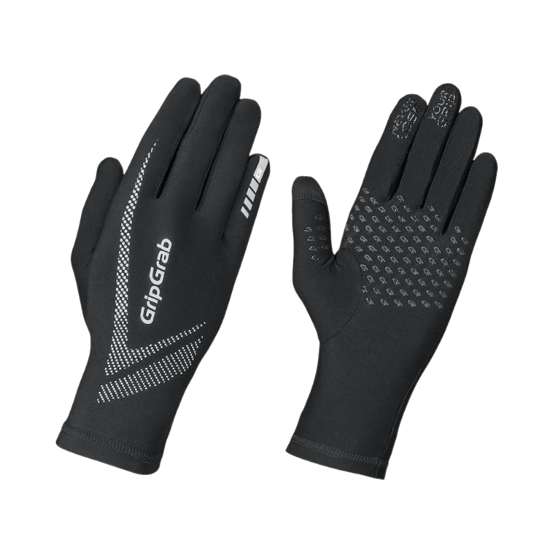 Ultralätta löparhandskar från GripGrab med touchfunktion och halkskydd i handflatan.