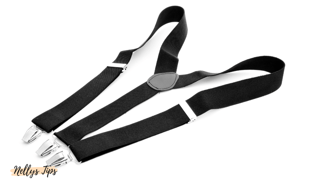 Klassiska svarta hängslen med clips och justerbar längd – stilrent och praktiskt till skjorta.