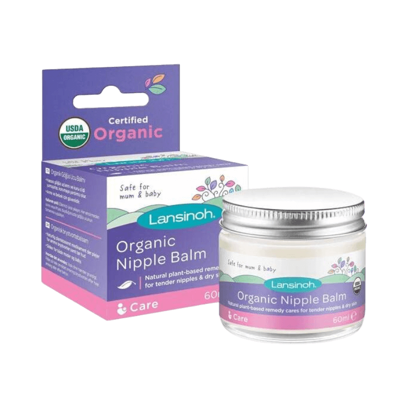 Lansinoh Organic Nipple Balm 60 ml ekologisk salva för känsliga bröstvårtor