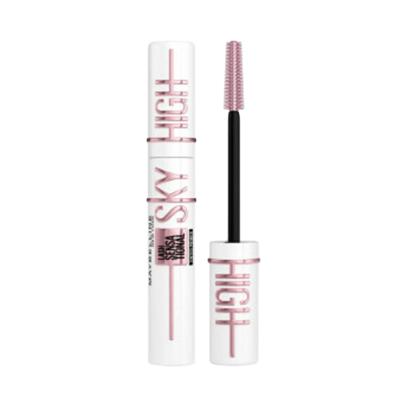 Mascaraprimer från Maybelline Sky High i svart nyans med flexibel gummiborste för volym och längd