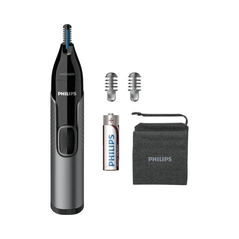 Philips Series 3000 NT3650 näs- och örontrimmer med tillbehör och fodral