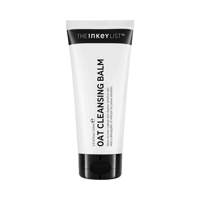 The Inkey List Oat Cleansing Balm för känslig hud med lugnande havreextrakt.