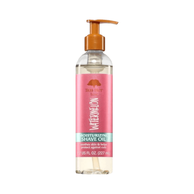 Tree Hut Bare Shave Oil Watermelon 227 ml återfuktar och skyddar huden vid rakning.