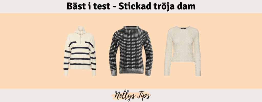 Stickad tröja dam Bäst i test