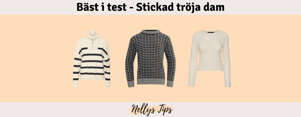 Stickad tröja dam Bäst i test