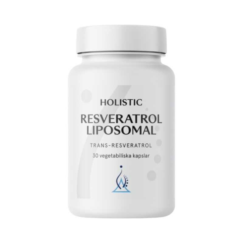 Holistic Resveratrol Liposomal med trans-resveratrol i vegetabiliska kapslar