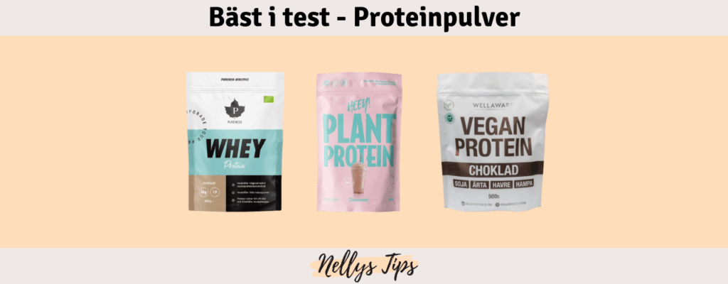 Proteinpulver Bäst i test