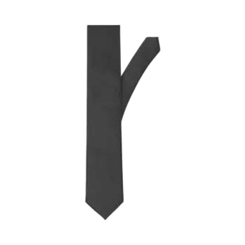 Svart enfärgad slips från Jack & Jones i klassisk tidlös modell.